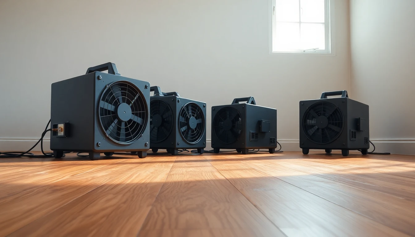 Hardwood Floor Drying