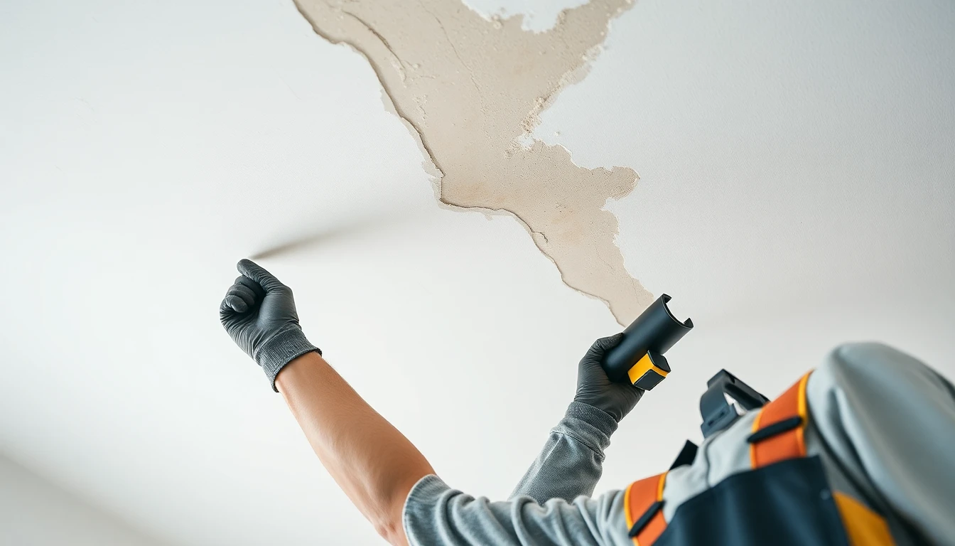 Ceiling Water Damage Repair